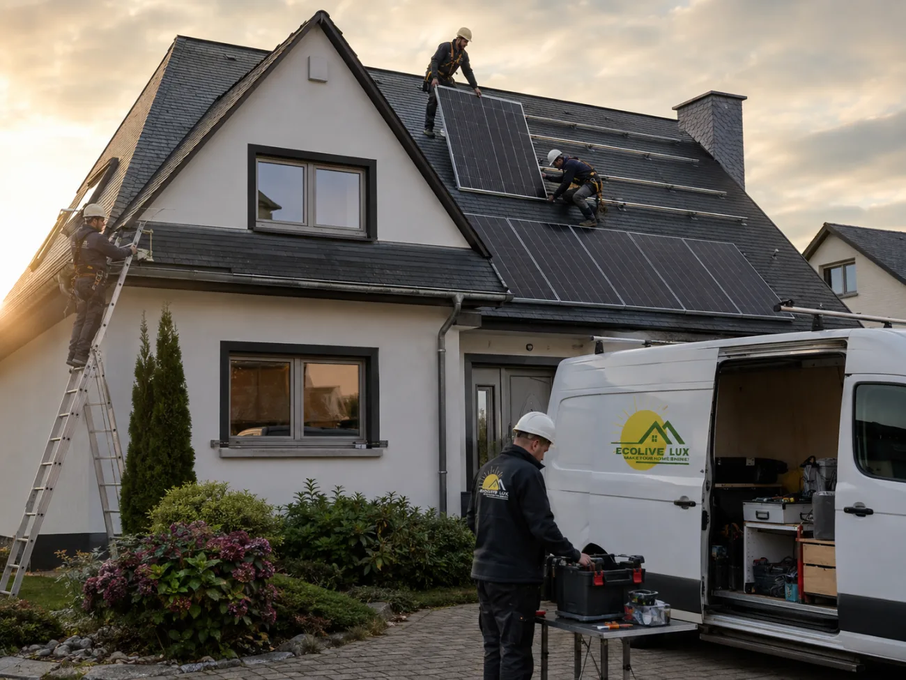Panneaux Photovoltaïques — EcoLive Lux
